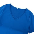 thumbnail image 5 of Valcatch Women's Nightshirt V-Neck Short Sleeves Nightdress Soft Comfort Home Wear, 5 of 7