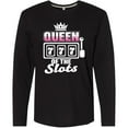 thumbnail image 3 of Inktastic Queen of the Slots Long Sleeve T-Shirt, 3 of 5