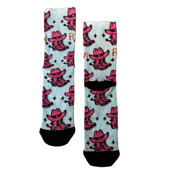 Women's Multicolor Western Cotton Poly Socks