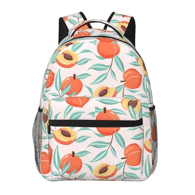Easygdp Peach Mochila Ergonómica Versátil para Laptop - Múltiples Bolsillos, Correas Ajustables, Unisex para Escuela, Viajes y Actividades al Aire Libre-One Size