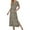 Coffee, variant on Awdenio Dress Women's Short Sleeve V-Neck Soft Loungewear Casual Sleepwear With Pockets