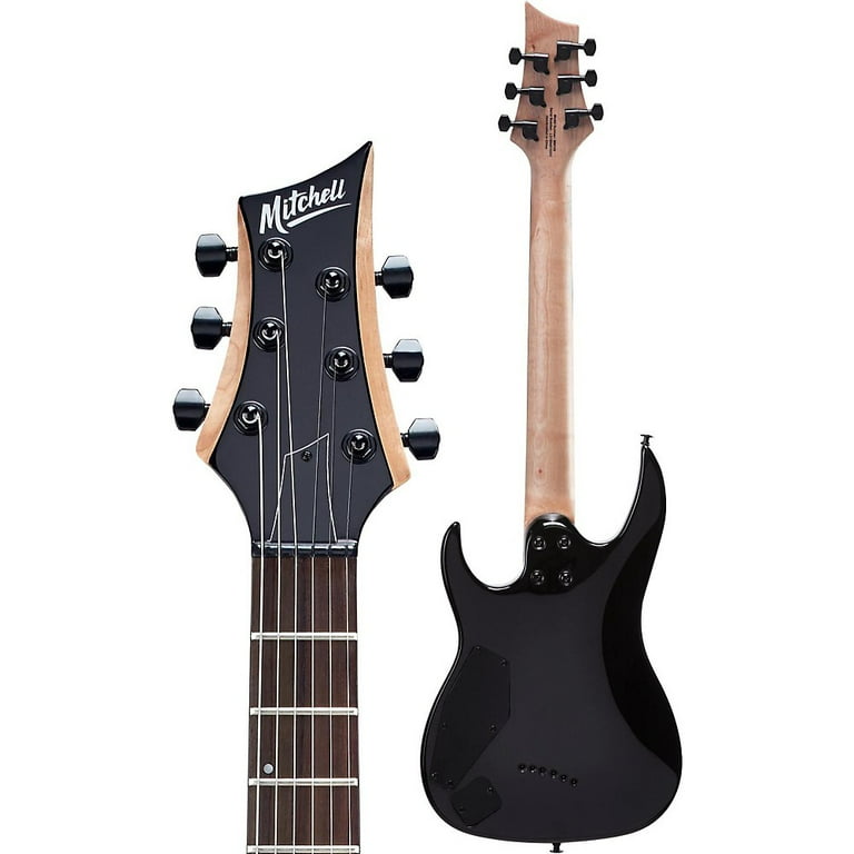 Mitchell MM100 Mini Double Cutaway Electric Guitar Black