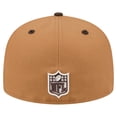 thumbnail image 4 of Men's New Era  Light Brown/Dark Brown Arizona Cardinals Two-Tone Walnut 59FIFTY Fitted Hat, 4 of 5