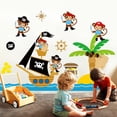 thumbnail image 2 of Vinil Decorativo Infantil Changos Barco Pirata Sala Estancia Dara Baby Syene VinDe177, 2 of 5