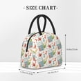 thumbnail image 5 of XMXT Reusable Lunch Bag Women, Cute Calculator Pattern Large Lunchbox Insulated Lunch Box for Work School, Multicolor, 5 of 9
