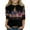 #-01Black, variant on Girls Christmas T Shirts Size 10-12 Cute Crewneck Shirts Floral Print T Shirt Casual Loose Kids 3/4 Sleeve Graphic Tops, Tees & Blouses 11-12 Years Purple