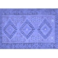 thumbnail image 1 of Ahgly Company Machine Washable Indoor Rectangle Oriental Blue Traditional Area Rugs, 4' x 6', 1 of 4