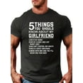 thumbnail image 1 of Camiseta cómoda y elegante con estampado de letras "Cosas divertidas para novias" para hombre, ropa de verano para exteriores, tops, regalos y camisetas informales., 1 of 7