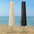 thumbnail image 1 of Umbrella Cover,Fabric Market Umbrella Covers with Zipper,9-12ft Patio Parasol Covers,Outdoor Garden Umbrella Canopies,Weatherproof Outdoor Umbrella Shelters,PENDANE,Beige, 1 of 9