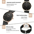 thumbnail image 4 of READ Minimalist Ultra Thin Men's Watch, Men's Wrist Watch, Waterproof Analog Quartz Watch for Men, Japanese Quartz Movement, Stainless Steel Case and Steel Grid Bracelet, 4 of 7