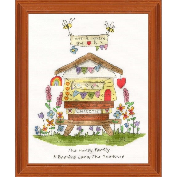 Bothy Threads Bee Home Counted Cross-Stitch Kit