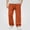 Orange, variant on DJDLJWCJ Boys Solid Sweatpants Elastic Waist Casual Athletic Trousers Side Pockets Kids Sports Pants for School Dark Gray Size 5T