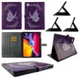 thumbnail image 1 of TPU Shell Case for iPad Pro 11 (2020 / 2018) Purple Butterfly Slim PU Leather Folding Stand Cover with Auto Wake/Sleep for 11 Inch, 1 of 6