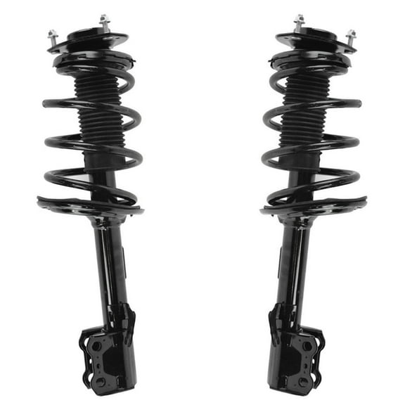 Detroit Axle - Front Struts w/Coil Spring Assembly Replacement for Lexus RX350 RX450h Toyota Highlander - 2pc Set