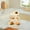 Yellow, variant on EGYMEN Multi-Layer Cake Stand, Detachable Snack Display Tray, Adjustable Tier Candy Server for Home & Outdoor Use