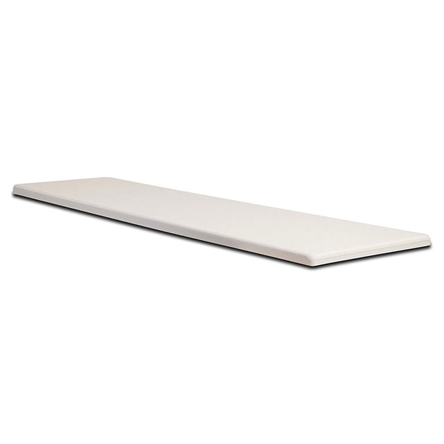 S.R. Smith Fibre-Dive 8-Foot Non-Slip Replacement Diving Board, Radiant White