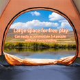 thumbnail image 4 of JUNWELL Camping Tent 2 Person Automatic Quadrangle Tent With Easy Setup 1 Door And 1 Skylight Waterproof Windproof Tent with Rainfly Easy Set up-Portable Dome Tents for Camping Clearance, 4 of 9