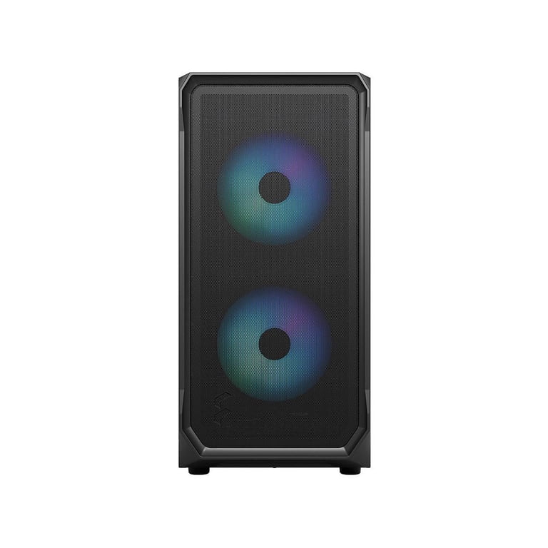 Fractal Design Focus 2 RGB, Black ATX mATX Mini ITX, Clear Glass