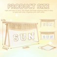 thumbnail image 2 of Bolsa de sol Iqimott Preppy Patch impermeable para mujeres y niñas, 2 of 7