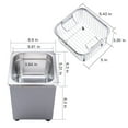 thumbnail image 7 of U.S. Solid 1.85L Industrial Grade Ultrasonic Cleaner 40KHz Stainless Steel Ultrasonic Jewelry Cleaning Machine, With Digital Timer And Heater, FCC CE RoHS Certified, 7 of 7