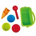 thumbnail image 4 of Hape: Ice Cream Shop - 8pc Playset, Colorful Sand Molds, Beach Toy, Create Dessert Themed Shapes & Sand Castles, Water Play, Kids Toddlers Ages 18mo+, 4 of 5