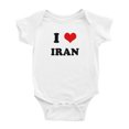 thumbnail image 1 of Je Cœur Iran Amour Iran Drôle Mignon Cache-Couche pour Bébé, 1 of 5