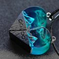 thumbnail image 2 of Resin Ped Pendants Mountains Necklace For Couple "s Day, 2 of 2