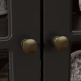 thumbnail image 3 of KULAGAGA 78.7" H Kitchen Pantry Cabinet with 4 Drawes, Display Storage Cabinet Bookcase for Home Office,Black, 3 of 7