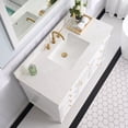 thumbnail image 6 of ANGELES HOME 48" Bathroom Vanity with Sink Top Combo Set, Freestanding Solid Wood Bathroom Makeup Cabinet W/ 1 Soft-Close Door and 6 Soft-Close Drawers, Carrara White Quartz Countertop (White), 6 of 10