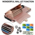 thumbnail image 2 of Dteck for Samsung Galaxy S22 Ultra Wallet Case, PU Leather Case with Card Holder Crossbody Lanyard Wrist Strap, RFID Blocking Protective Case for Samsung Galaxy S22 Ultra 5G,Rosegold, 2 of 9