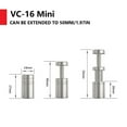thumbnail image 1 of Graphics Card GPU Holder Support Vertical Telescopic Rotating Stand Bracket Aluminum Alloy Video Card Sag Holder Desktop PC Case Silver VC16 Mini, 1 of 6