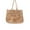 Tan, variant on Luxe Faux faux Handbag Tote Bag Stylish Lined with Pockets Travel Work School