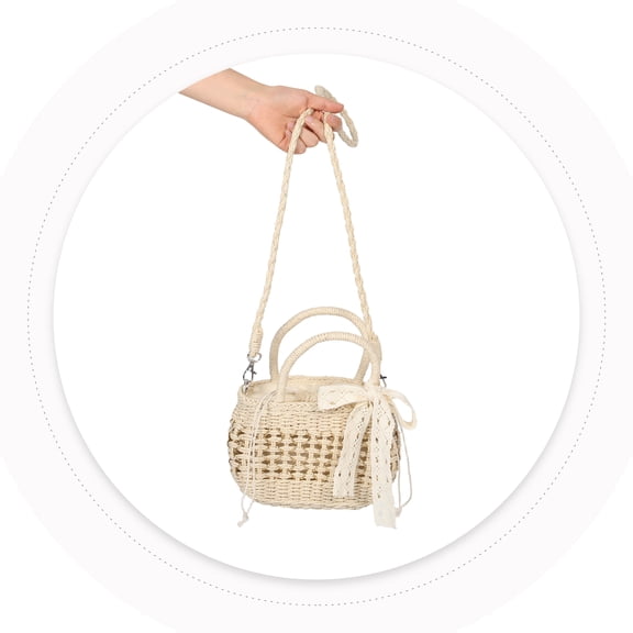 AURARMLET Boho Woven Tote Bag Large Crossbody Purse for Women Travel, Beach, Everyday Use and Casual Outings