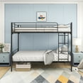 thumbnail image 6 of Furnibear Heavy-Duty Twin over Twin Metal Bunk Bed with Ladder, 6 of 7