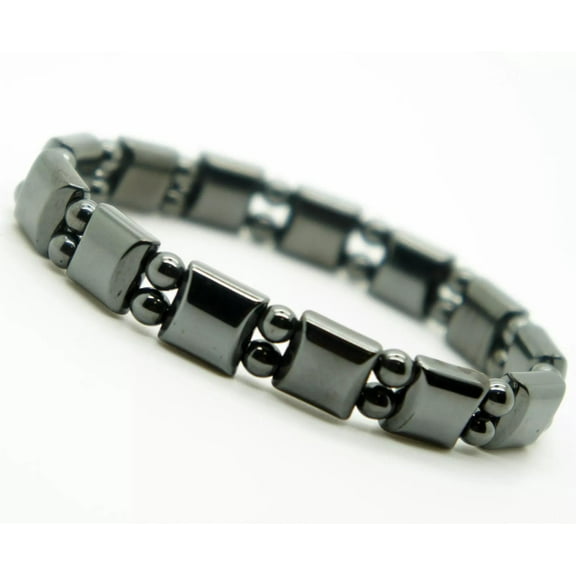 Strong Hematite Bracelet Pain Relief Energy Powerfull Elastic G4