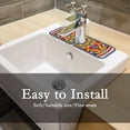 thumbnail image 7 of SKYSONIC Faucet Absorbent Mat 4 Pcs Colorful Ethnic Ornamental Mandala Kitchen Faucet Splash Catcher Washable Counter Drying Pads Behind Faucet for Kitchen Bathroom, 7 of 7
