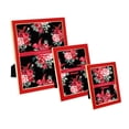 thumbnail image 5 of Marco de fotos Laura Ashley, 20 x 25 cm, borde metálico rojo dorado, 5 of 5