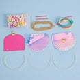 thumbnail image 4 of DIY bolso de hombro hecho a mano para niños, conjunto de Material, paquete, bolso cruzado de PVC, 4 of 8