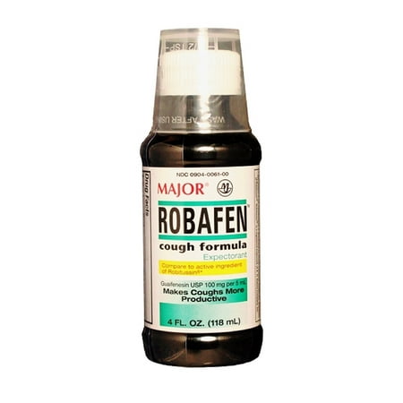 Major Robafen Cough Syrup, 4 Fl. Oz.