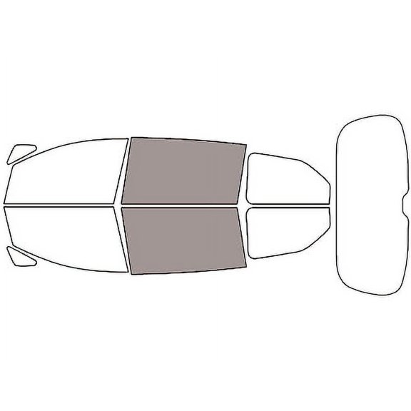 Rvinyl Car Window Pre Cut Tint Film Kit Back 50% Single Ply Fits Honda Odyssey 2011-2017