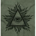thumbnail image 2 of Illuminati Triangle Conspiracy Theory Men's Graphic T Shirt Tees Brisco Brands L, 2 of 6
