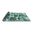 thumbnail image 2 of Ahgly Company Indoor Rectangle Abstract Light Blue Modern Area Rugs, 3' x 5', 2 of 4