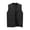 Black, variant on Xdegoge Mens Lightweight Puffer Vest Collarless Quilted Sleeveless Down Alternative Jacket with Snap Buttons and Pockets Casual Fall Winter Warm Outerwear