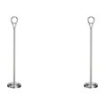 thumbnail image 3 of Baohd Contemporary Table Number Holder Photo Stand for Trendy Hotel Settings Silvery 35cm 2Set, 3 of 6