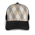 thumbnail image 3 of Naloa Geometric Adult adjustable Print Baseball Hat, Patchwork curved brim baseball capfor Men and Women, One Size, 3 of 5