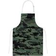 thumbnail image 4 of Polyester Insulation Kitchen Oven Mitts Potholder Apron 3Pcs Set Camouflage Pattern Non Slip Heat Resistant Gloves for Baking Cooking BBQ, 4 of 7