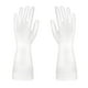 thumbnail image 2 of Guantes domésticos reutilizables Guantes de goma para lavar platos Mangas largas Limpieza de cocina Trabajo Pintura Jardinería Cuidado de mascotas una botella, 2 of 9