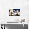 thumbnail image 2 of ARTCANVAS Cows Polka Dots Painting Home decor Canvas Art Print - Size: 18" x 12" (0.75" Deep), 2 of 9
