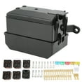 thumbnail image 1 of Relay System Box, Snap Fit Case ABS Plastic Fuse Relay Box Complete  for Automotive Marine, 1 of 8