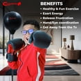 thumbnail image 4 of Bolsa de Boxeo Champs MMA Negro con Soporte y Guantes para niños de 6 a 16 años, 4 of 6